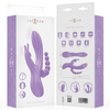 Miko triple vibrador rabbit y estimulador y anal 7 vibraciones morado