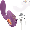 Lali vibrador Punto G multifunción estimulación y empuje y vibración morado
