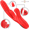 Rosalia vibrador multifunción 3 en 1 rojo