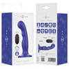 Shorty vibrador con ventosa azul control remoto
