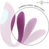 Annie estimulador y vibrador forma de u morado control remoto