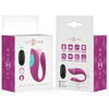 Annie estimulador y vibrador forma de u morado control remoto