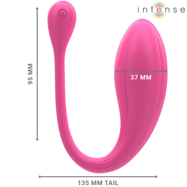 Janice huevo vibrador u doble estimulación 10 vibraciones rosa control remoto