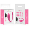 Janice huevo vibrador u doble estimulación 10 vibraciones rosa control remoto