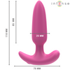 Intense ross plug anal 10 vibraciones rosa control remoto