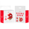 Mariah vibrador y estimulador en forma de u 10 vibraciones rojo