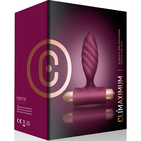 Climaximum oryx plug anal trenzado