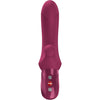 Bi stronic curve conejo estimulador de empuje burdeos