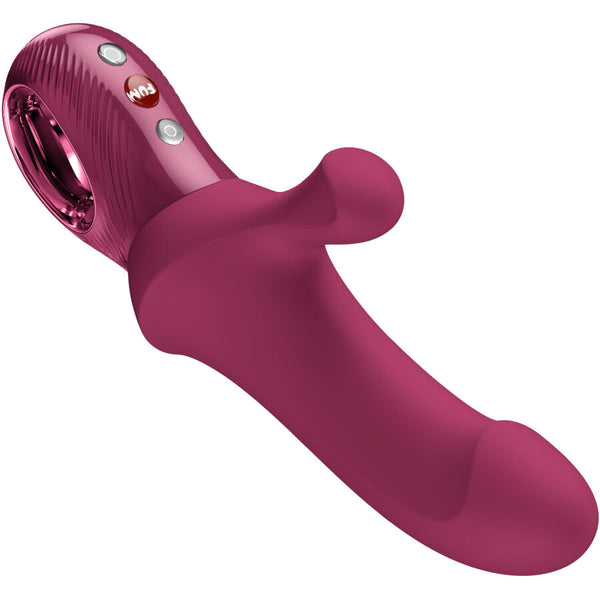 Bi stronic curve conejo estimulador de empuje burdeos