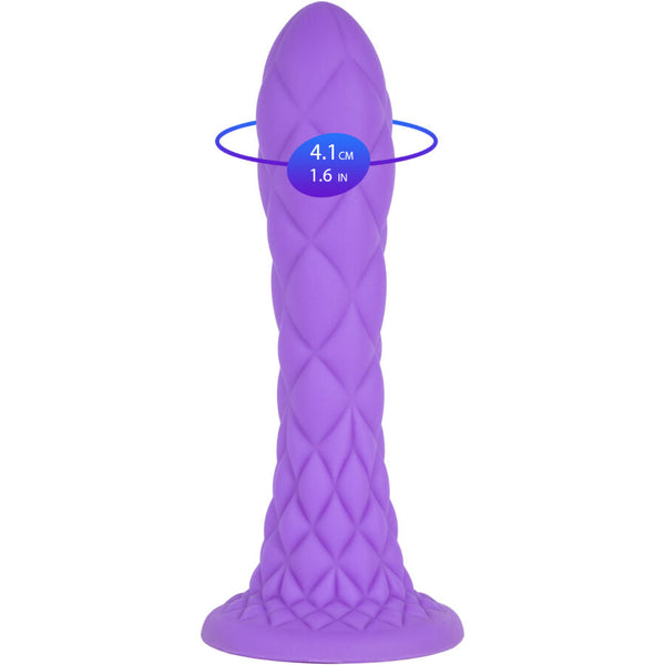 Silexd dreamy dildo fantasy silicona liquida termoreactivo fucsia 18.5 cm