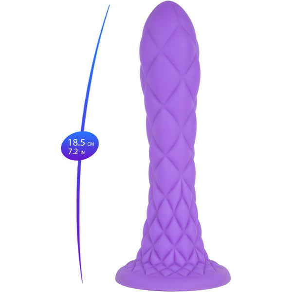 Silexd dreamy dildo fantasy silicona liquida termoreactivo fucsia 18.5 cm