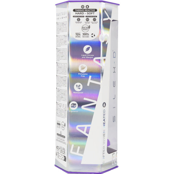 Silexd dreamy dildo fantasy silicona liquida termoreactivo fucsia 18.5 cm