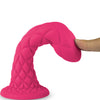 Silexd dreamy dildo fantasy silicona liquida termoreactivo fucsia 18.5 cm