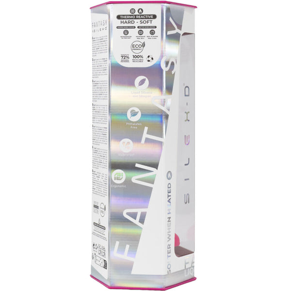Silexd dreamy dildo fantasy silicona liquida termoreactivo fucsia 18.5 cm