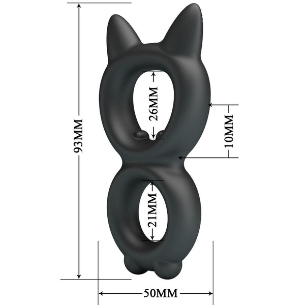 Crazy toran anillo doble silicona modelo 20
