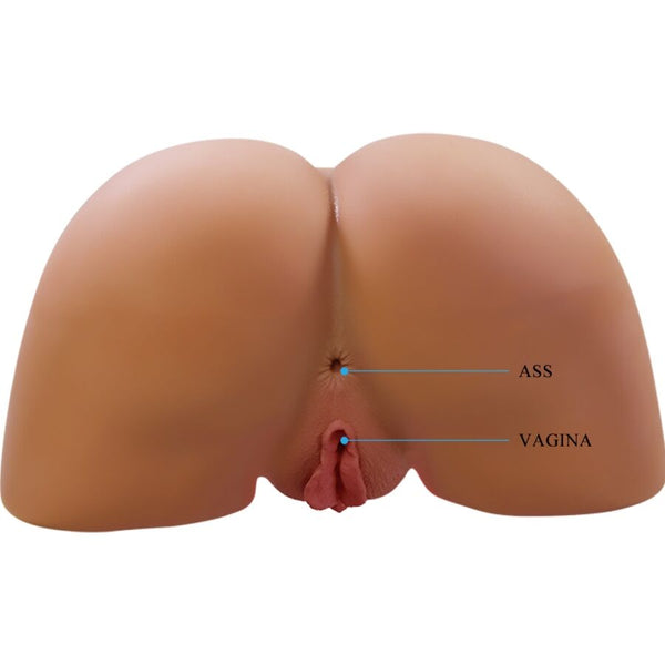 Ilana trasero femenino realista vibrador y succionador con sonido 6.8 kg