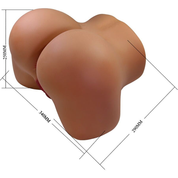 Wendy trasero femenino realista vibrador y succionador con sonido 11 kg