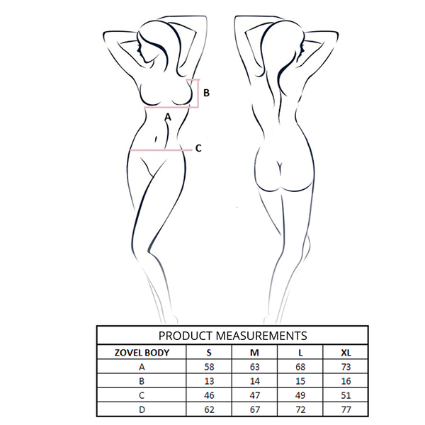 Passion zovel body rosa claro s m