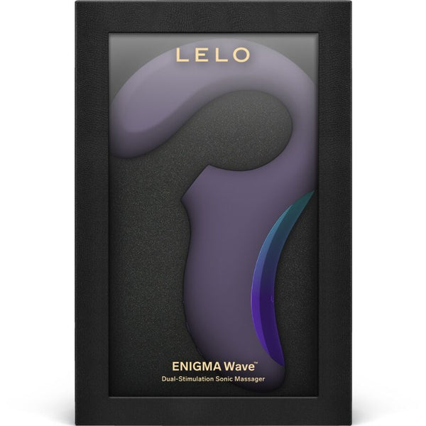 Lelo enigma wave masajeador triple vibración morado