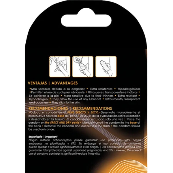 Uniq classic preservativos sin latex 3 unidades