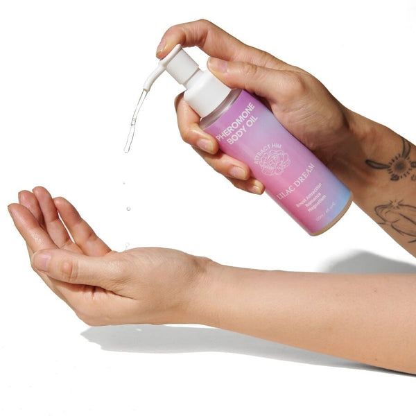 Eye bloom aceite corporal con feromonas lilac dream 120 ml