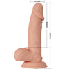 Baile beautiful encounter zebulon dildo realístico flexible 19.4 cm natural