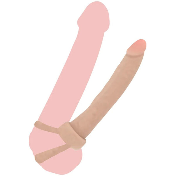 Get double trouble penetrador anal silicona 16 cm