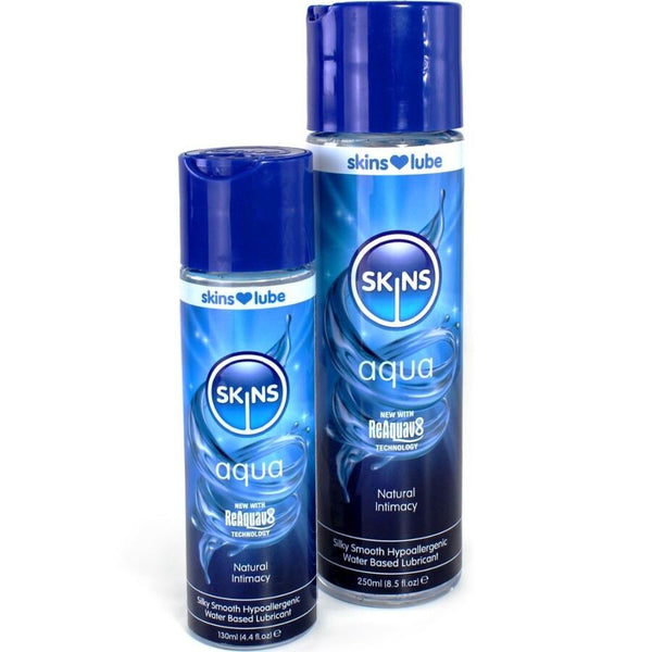 Skins aqua lubricante base de agua 130 ml