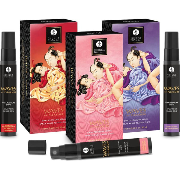Shunga waves pleasure spray oral seductor frutas exóticas 20 ml