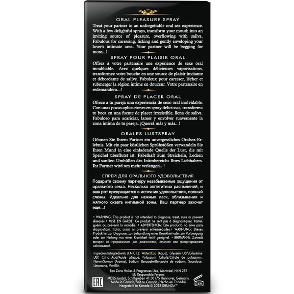 Shunga waves pleasure spray oral seductor sandía 20 ml