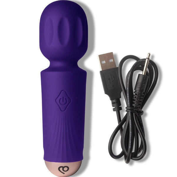 Mini varita recargable 16 funciones fucsia