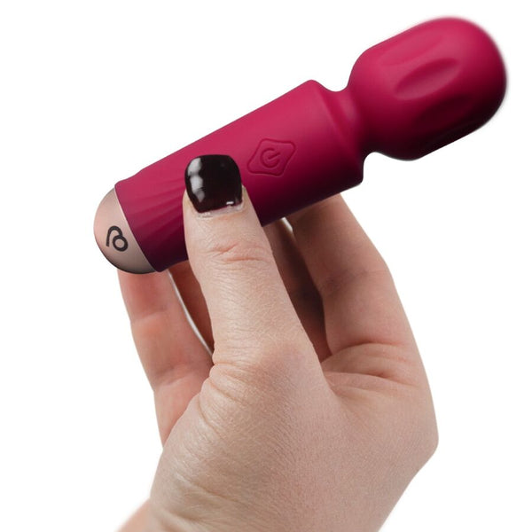 Mini varita recargable 16 funciones fucsia