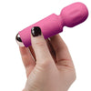 Mini varita recargable 16 funciones fucsia