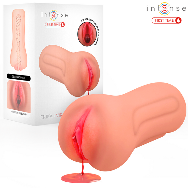 Intense erika vagina virgen con himen y sangrado