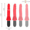 Vibrador Cynthia con movimiento de empuje, control remoto y calor