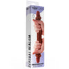Get dildo doble dong de silicona caramelo 35 cm