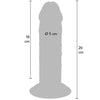 Get dildo deluxe dong grueso de doble densidad tpe 20 cm