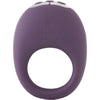 Mio anillo para el pene vibrador fuerte y flexible morado