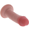 Get dildo deluxe dong grueso de doble densidad tpe 18 cm