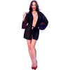 Chilirose cr 4882 babydoll y tanga negro