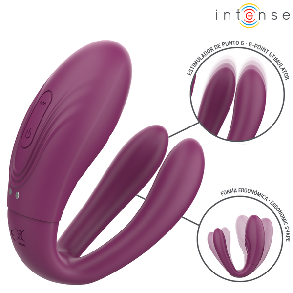 Sandra vibrador y estimulador de pinzas con golpeteo control remoto