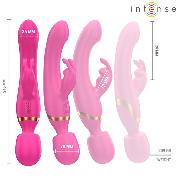 Winona doble vibrador rabbit y wand