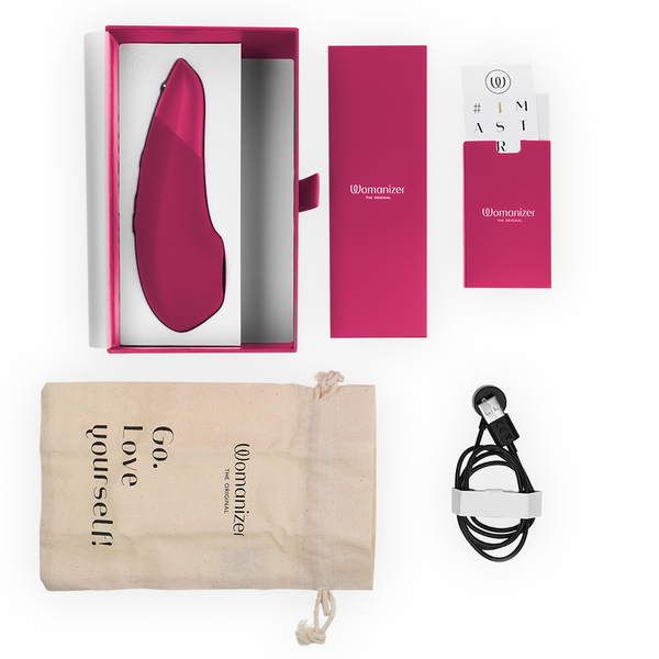Enhance estimulador de clitorís rosa vibrante