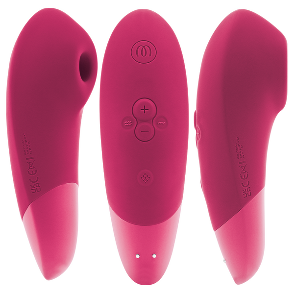 Enhance estimulador de clitorís rosa vibrante