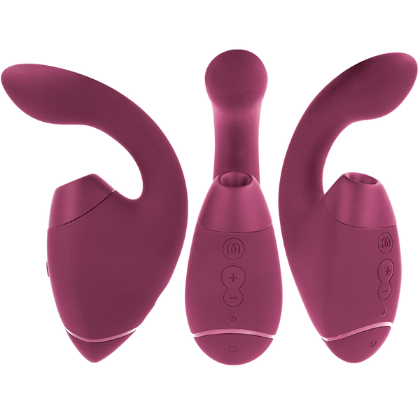 Vibrador dual clítoris y punto·g rosa duo next estimulador