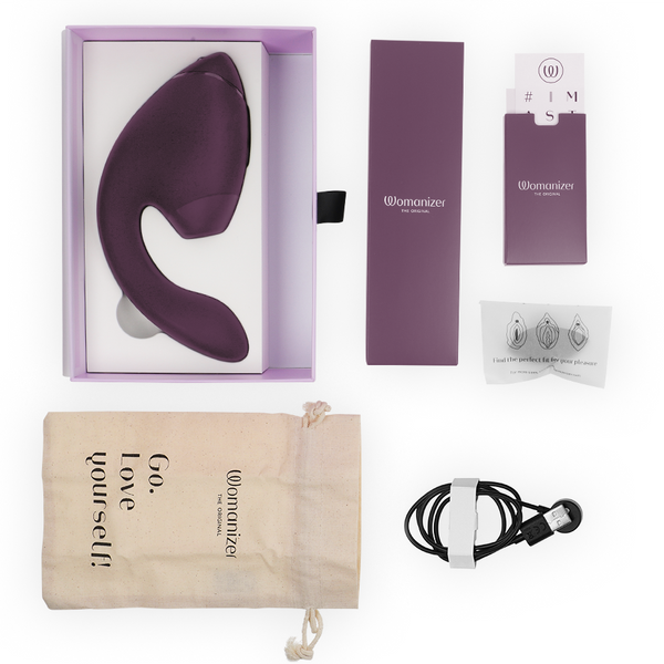 Vibrador dual clítoris y punto·g morado duo next estimulador