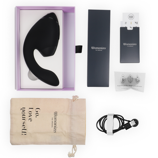 Vibrador dual clítoris y punto·g negro duo next estimulador