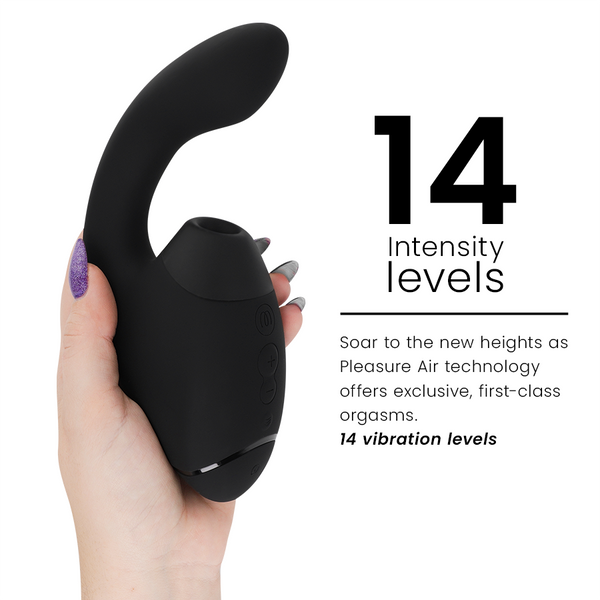 Vibrador dual clítoris y punto·g negro duo next estimulador
