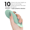 Vibe vibrador lay on silencioso verde claro