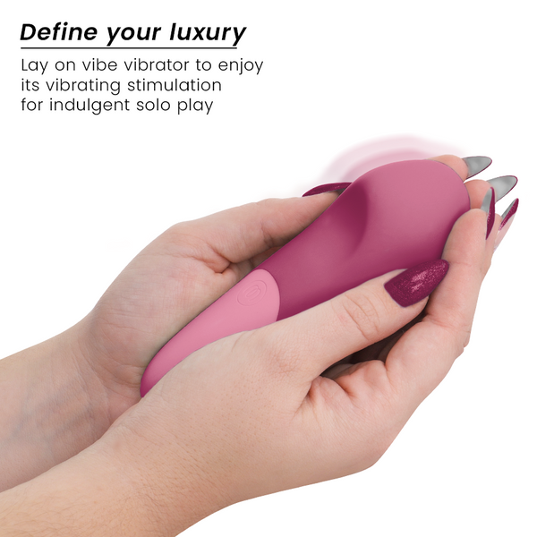 Vibe vibrador lay on silencioso rosa oscuro
